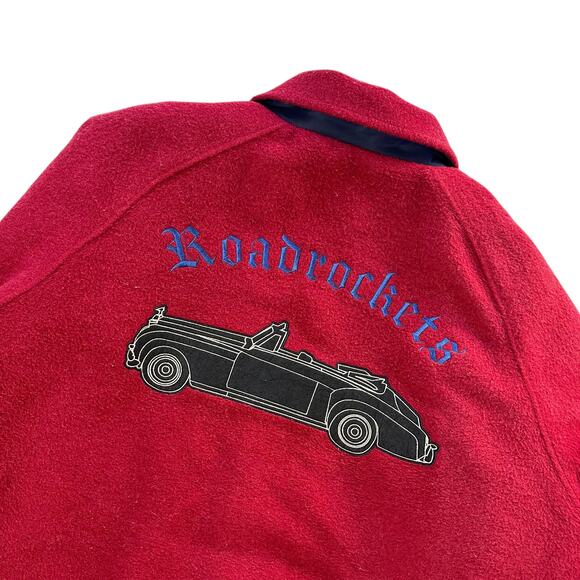 XXL Billionaire Boys Club Road Rocket Wool Cropped Varsity Jacket - Picture 4 of 6